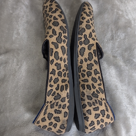 Rothy Brown and Black Leopard Print Flats size 9 - Picture 3 of 10